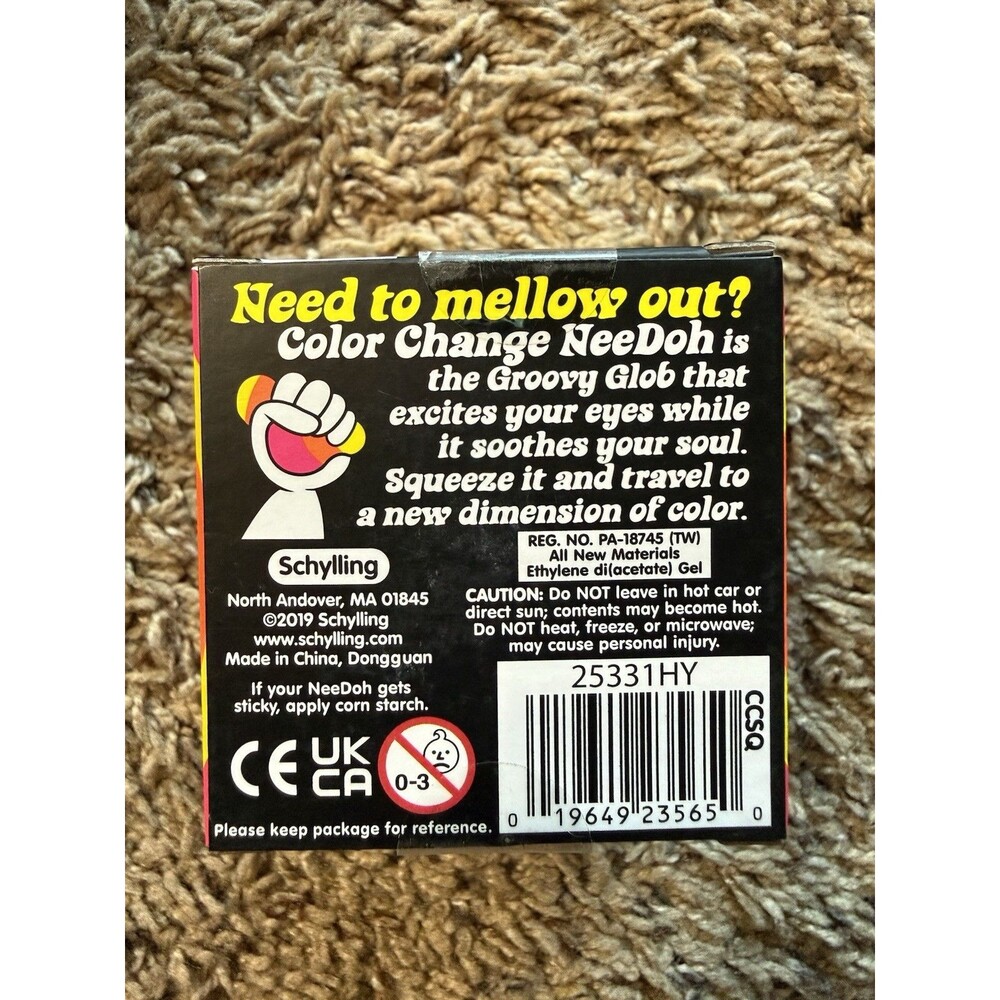 Schylling - NeeDoh Color Change, Groovy Glob, & Noodlies Sensory Toy Bundle NEW - Picture 4 of 10